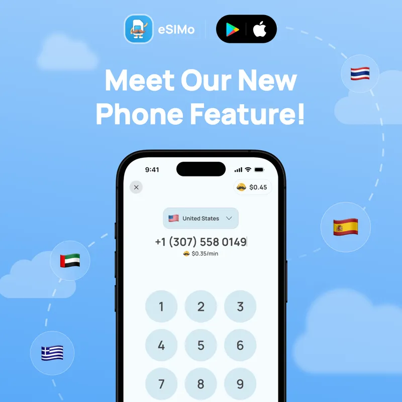 eSIMo, now with 'Phone'